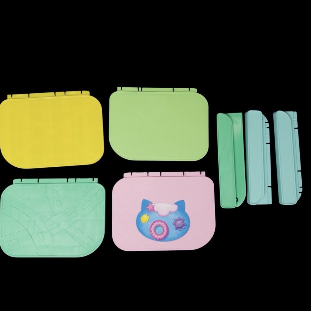 Gabby's Purrfect‎ Dollhouse Room Ledges & Floor Attachment Replacements Lot of 7